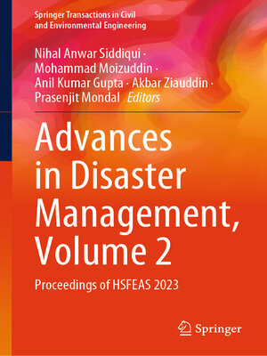 cover image of Advances in Disaster Management, Volume 2